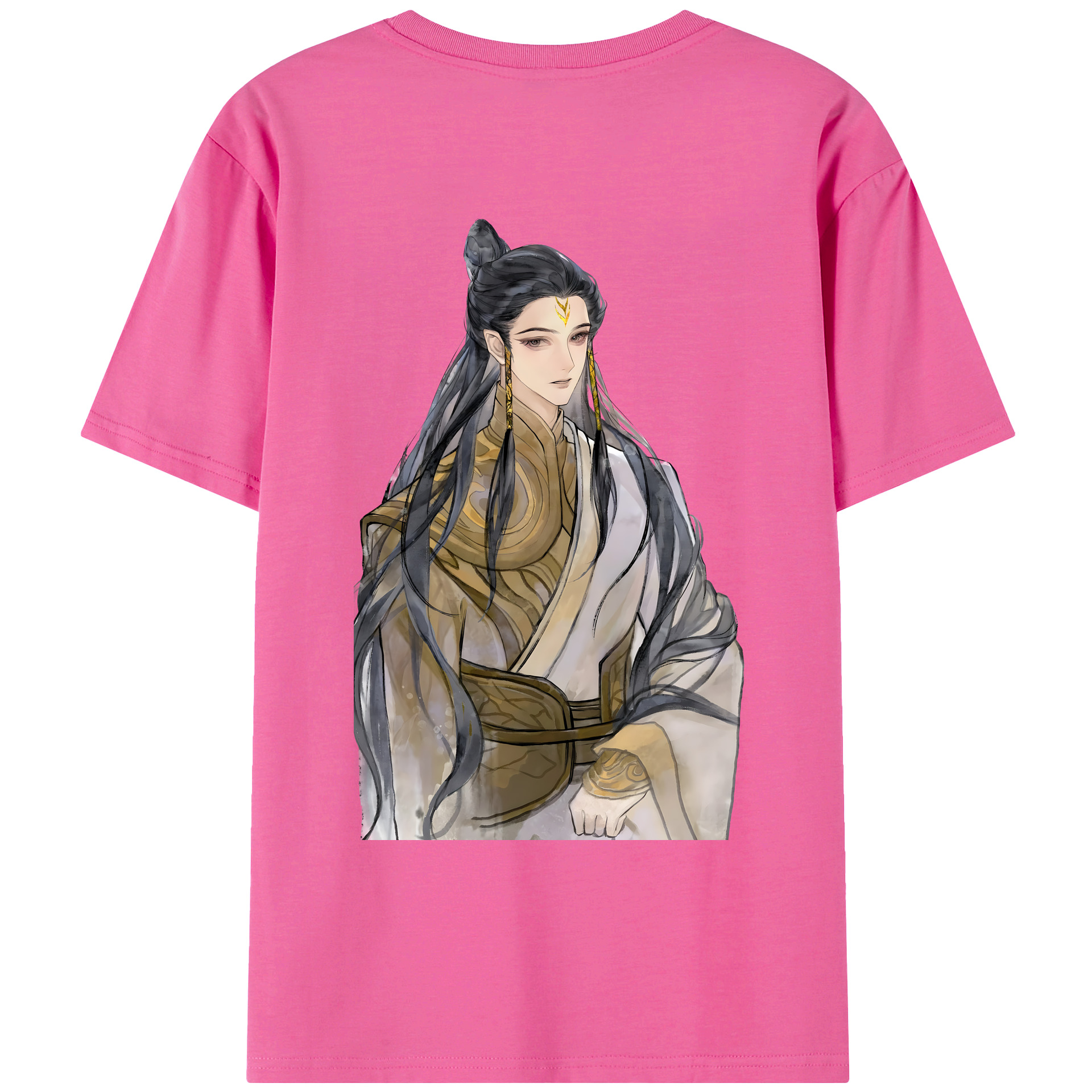 （画像用） Ne Zha 2 ナタ 魔童の大暴れ レディース半袖Tシャツ(バックプリント)
